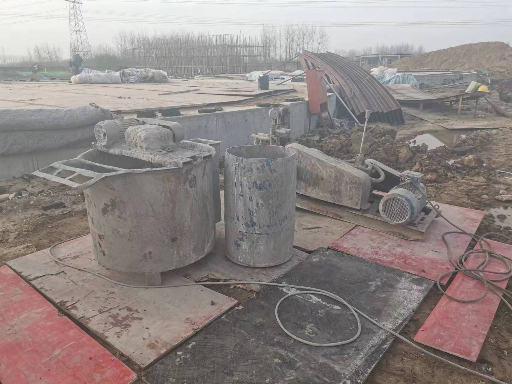 贺兰设备基础注浆